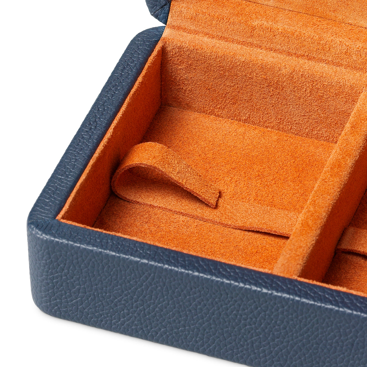 Accessoire décoratif luxe en bleu leather | Eichholtz Deck Box