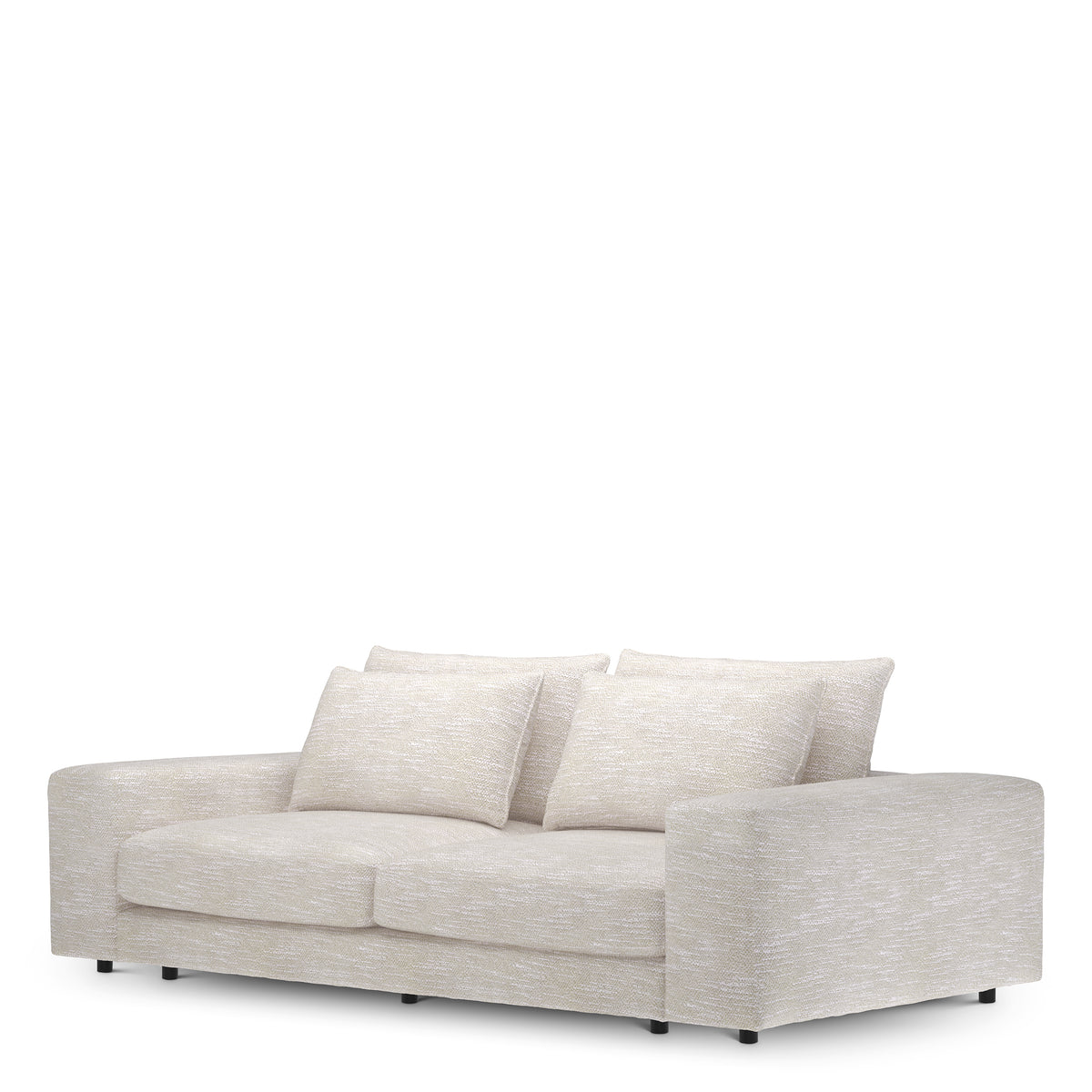 Canapé design haut de gamme en lurano beige | Eichholtz Club