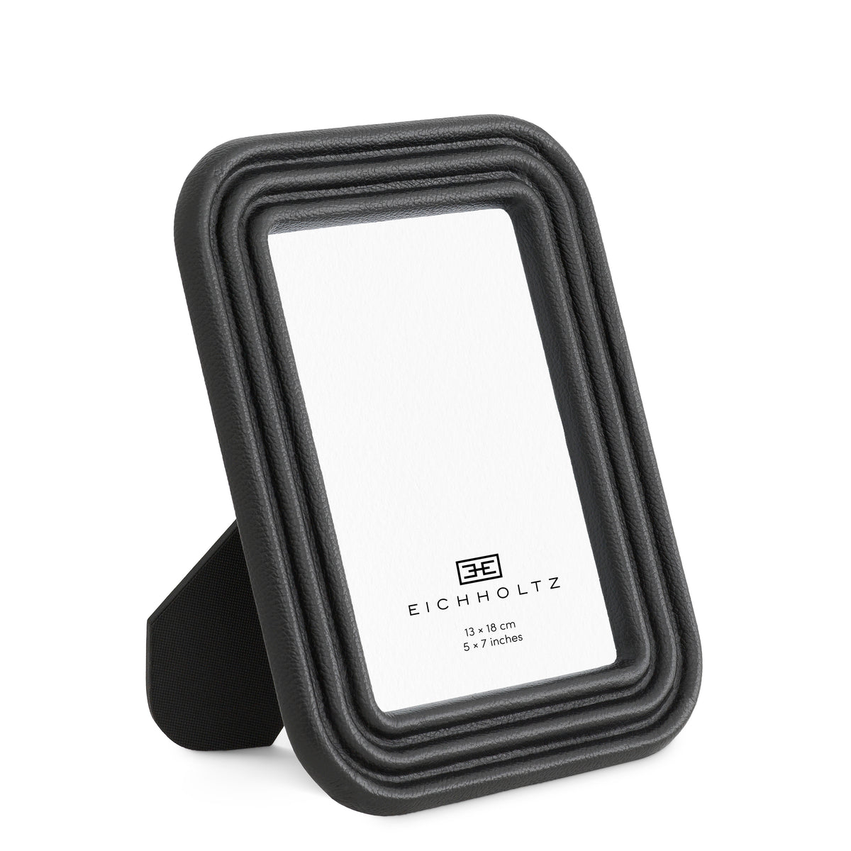 Cadre photo design luxe en noir leather | Eichholtz Elvane