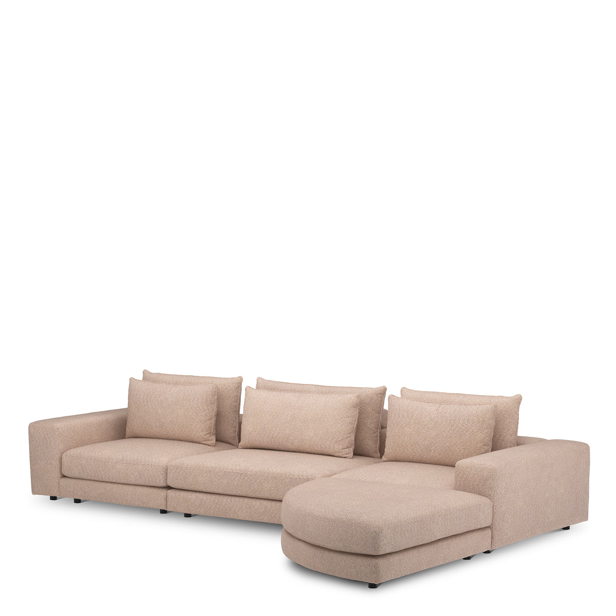 Canapé design haut de gamme en velora greige | Eichholtz Club velora