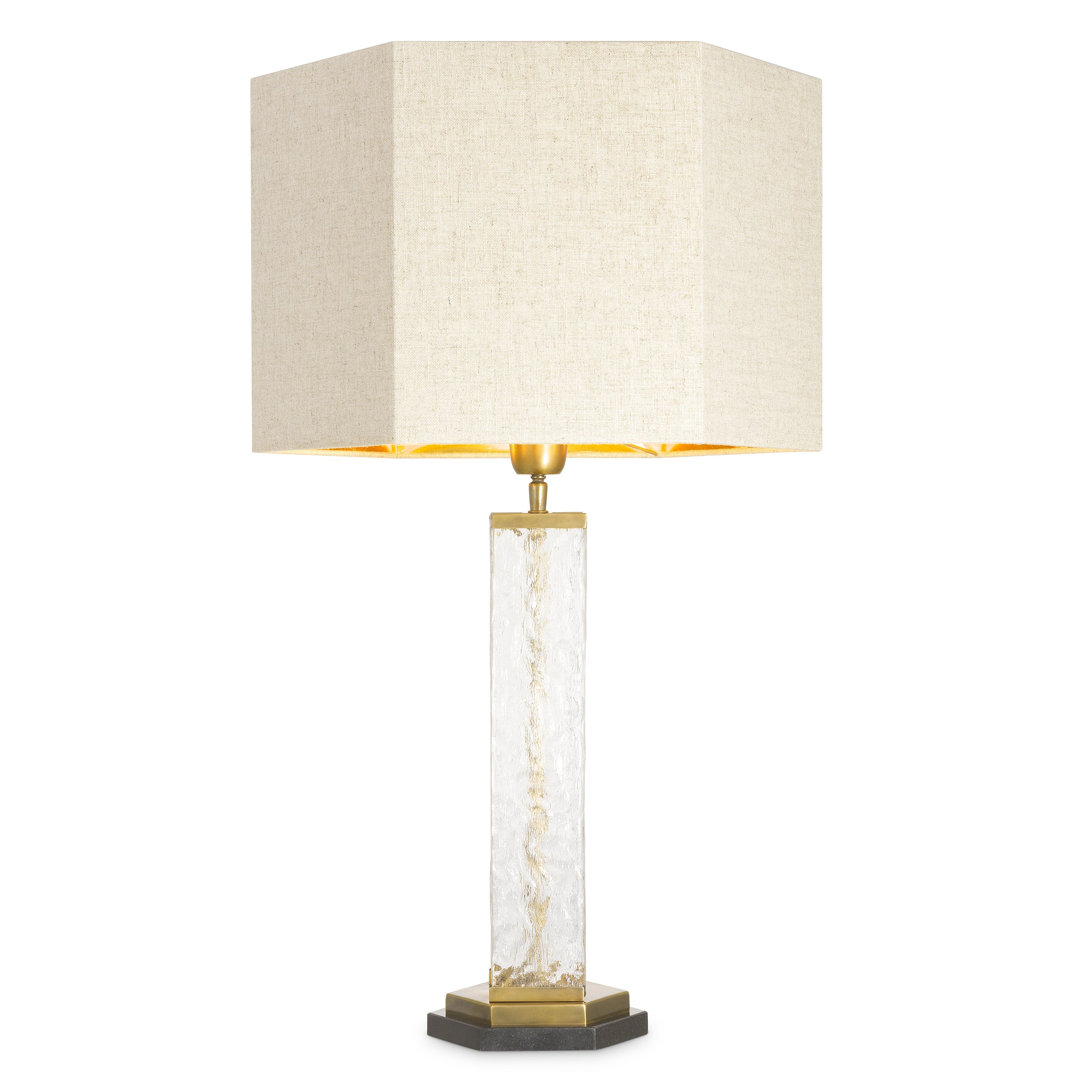 Lampe de table design en finition laiton vintage | Eichholtz Harmonis