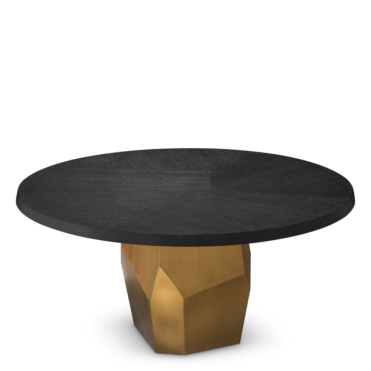 Table salle à manger design en laiton brossé finish | Eichholtz Caldor