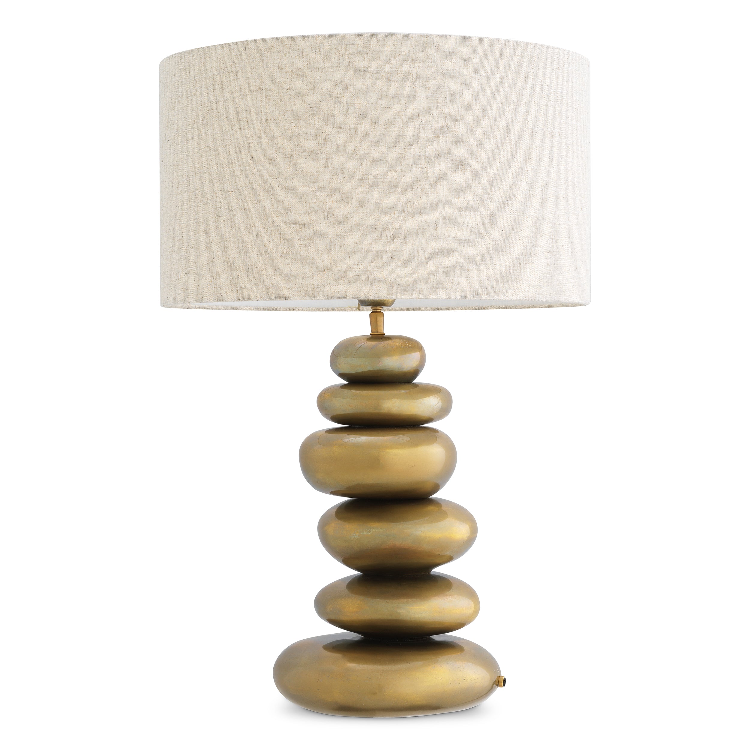 Lampe de table design en finition laiton vintage | Eichholtz Kallisto
