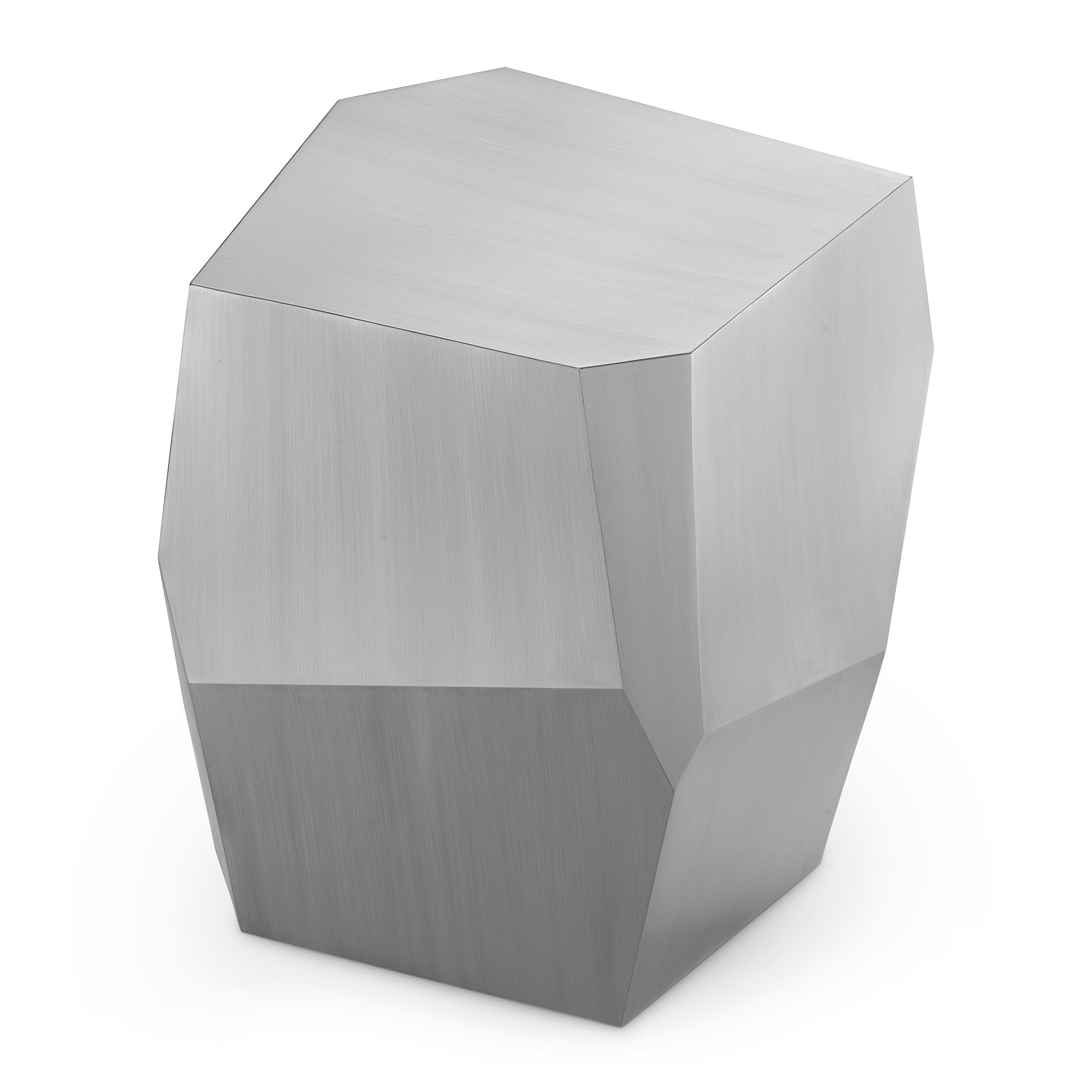 Table d'appoint design en brushed steel finish | Eichholtz Ramiro