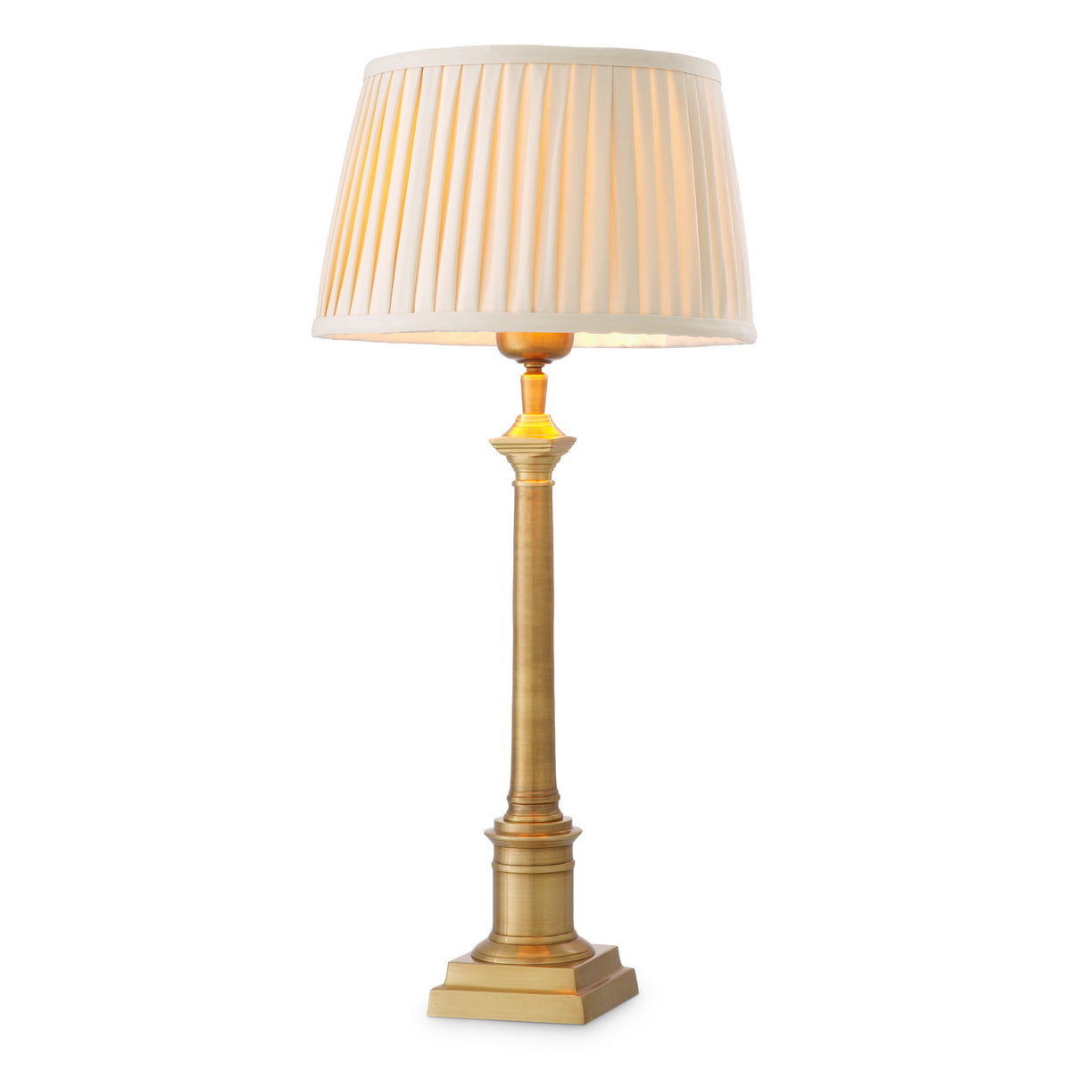 Lampe de table design en finition laiton antique | Eichholtz Cologne