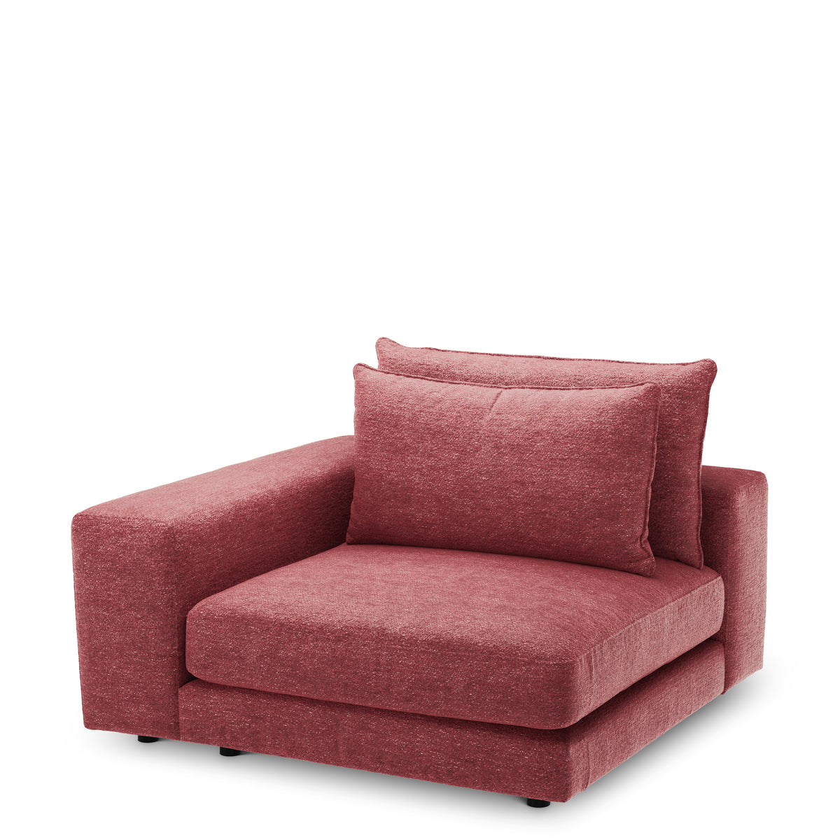 Canapé design haut de gamme en lurano burgundy | Eichholtz Club