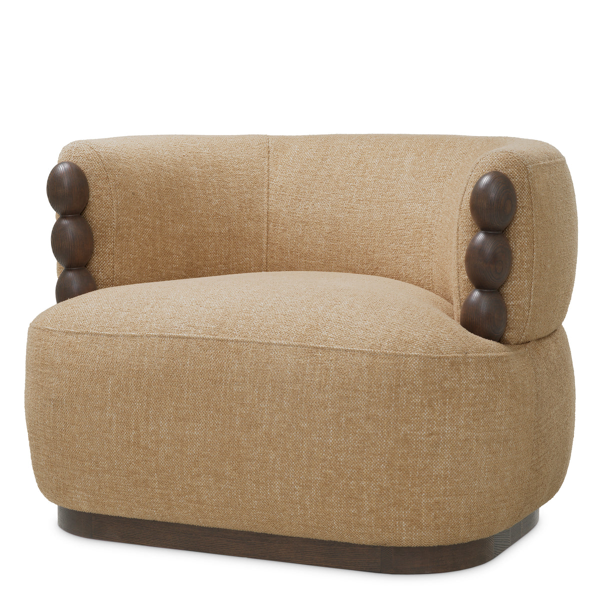 Fauteuil design haut de gamme en renato honey | Eichholtz Grimaud