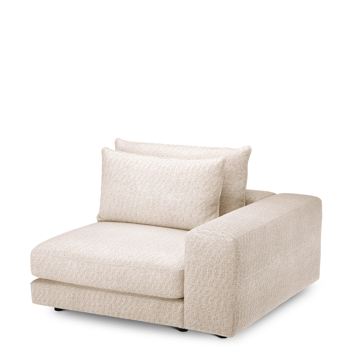 Canapé design haut de gamme en velora crème | Eichholtz Club velora