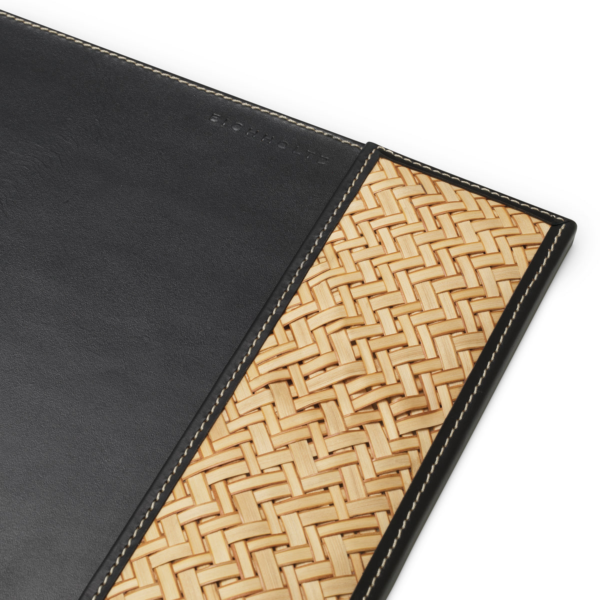 Accessoire décoratif luxe en noir leather | Eichholtz Blotter Taos