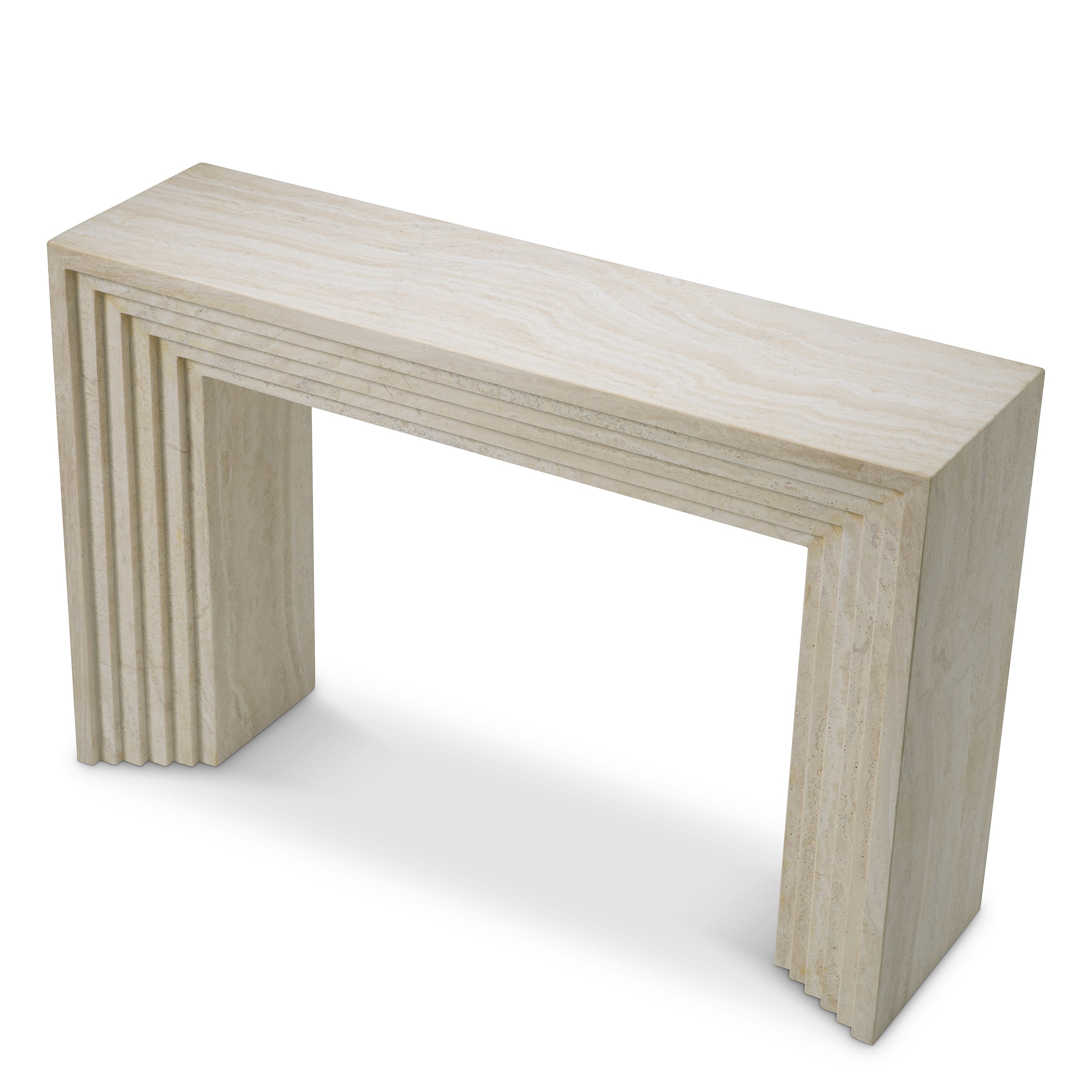 Console design en travertine | Eichholtz Tarrington travertine
