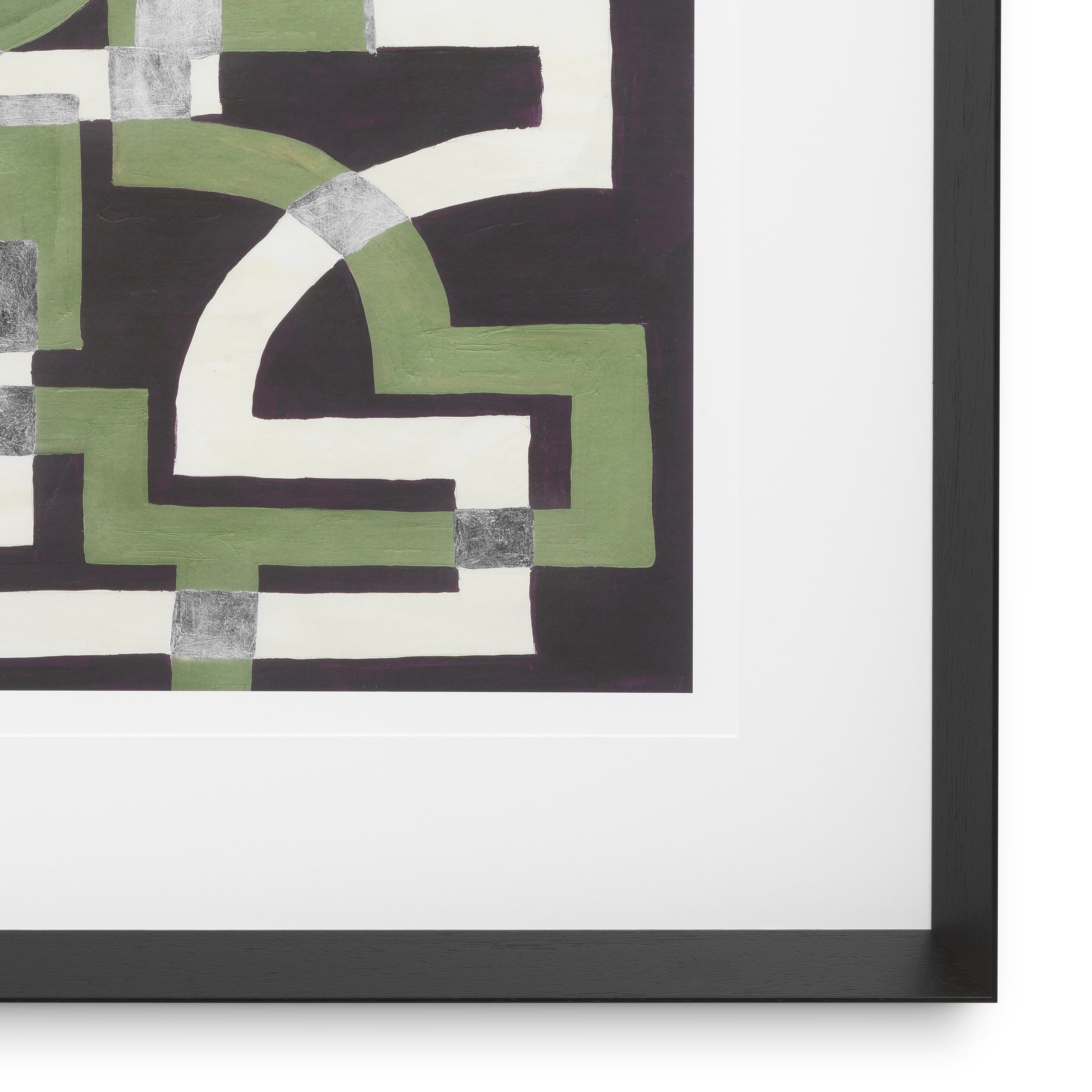Decoration design en noir wooden frame | Eichholtz Print Window