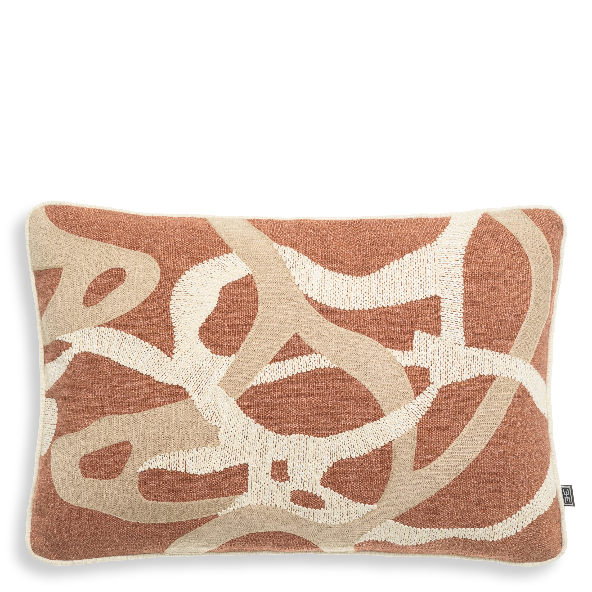 Coussin decoratif luxe en orange | Eichholtz Saphira rectangular
