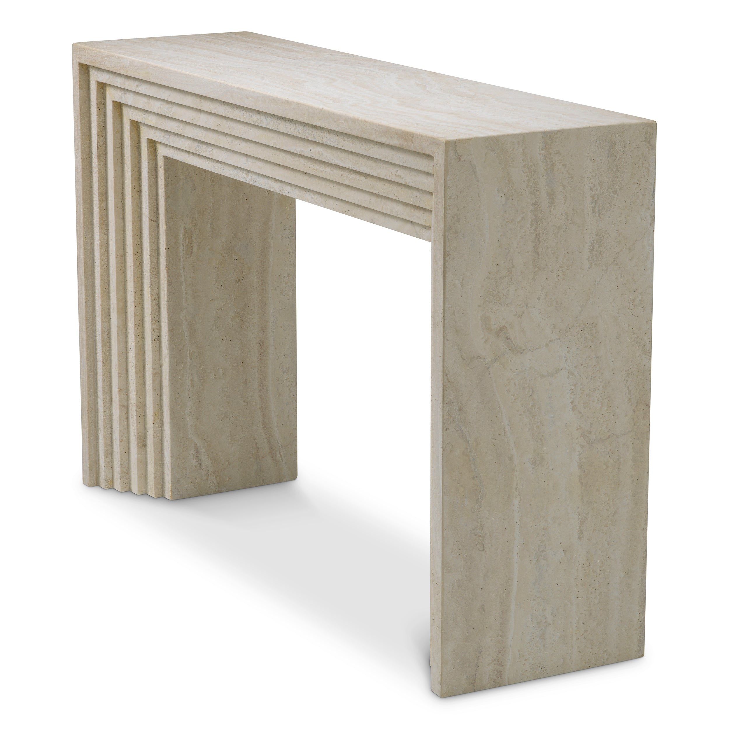 Console design en travertine | Eichholtz Tarrington travertine