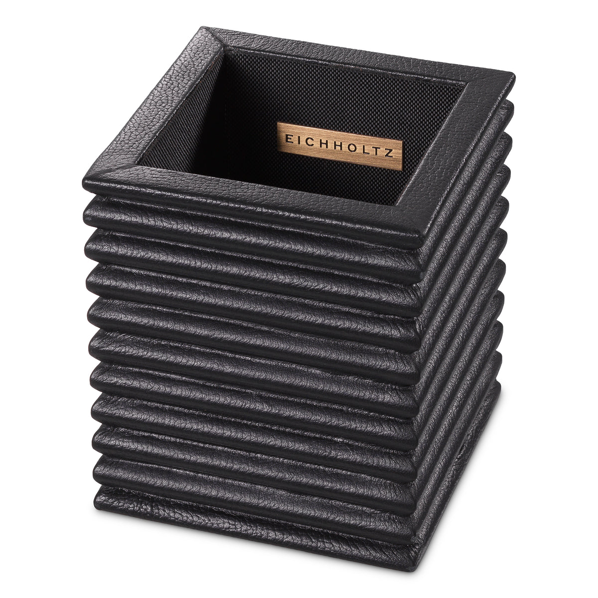 Accessoire décoratif luxe en noir leather | Eichholtz Elvane