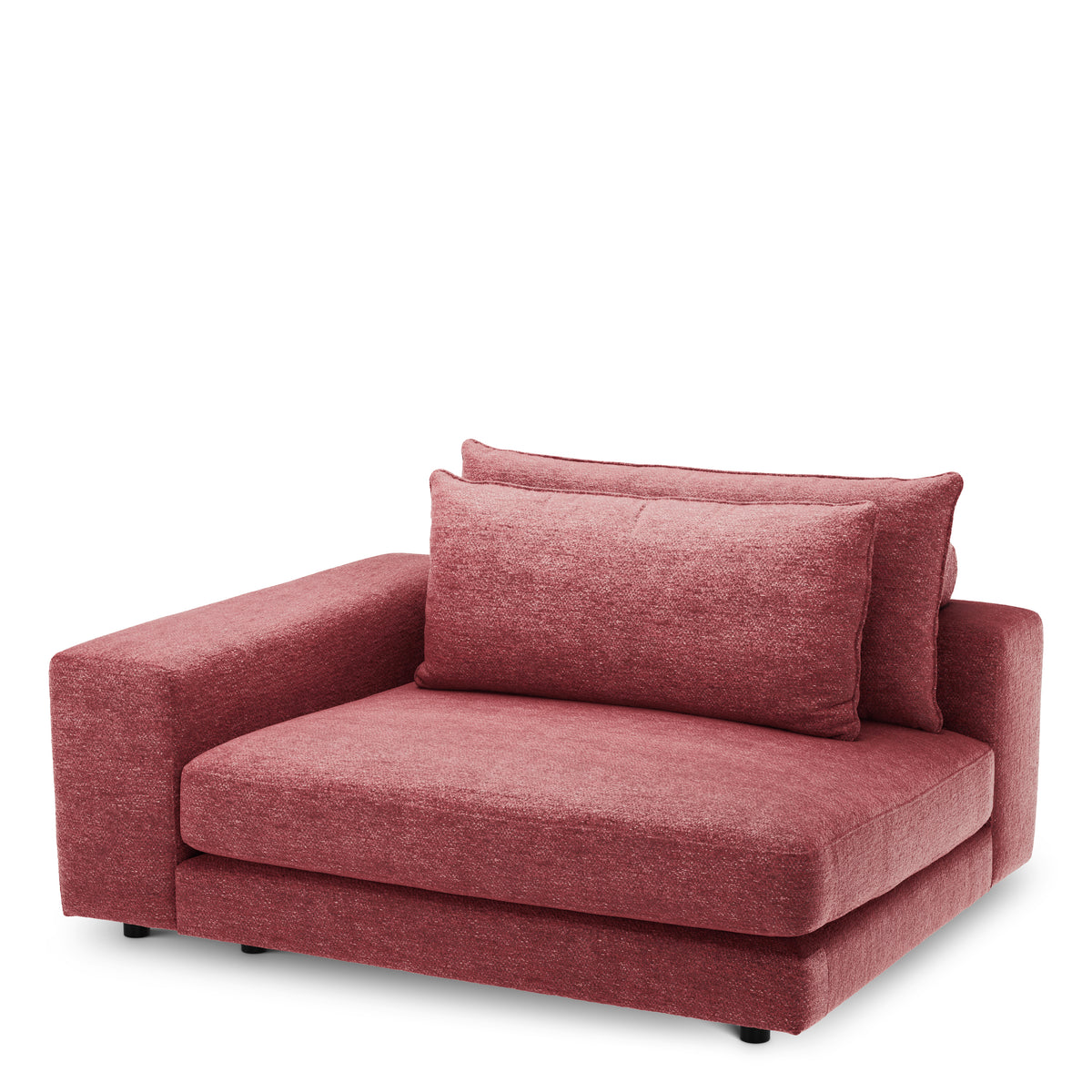 Canapé design haut de gamme en lurano burgundy | Eichholtz Club