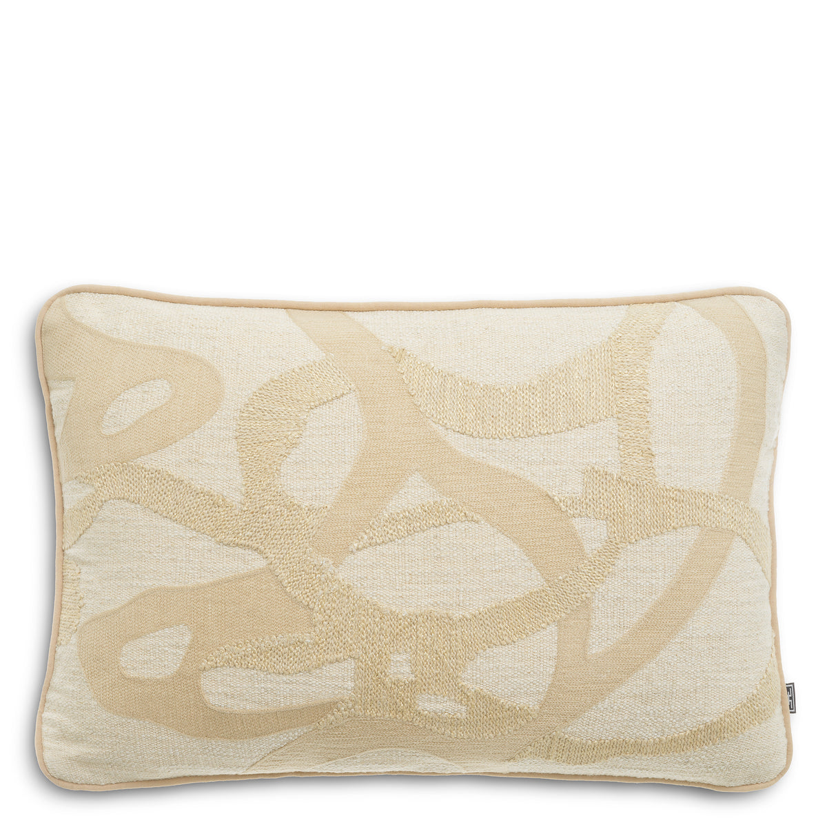 Coussin decoratif luxe en naturel | Eichholtz Saphira rectangular