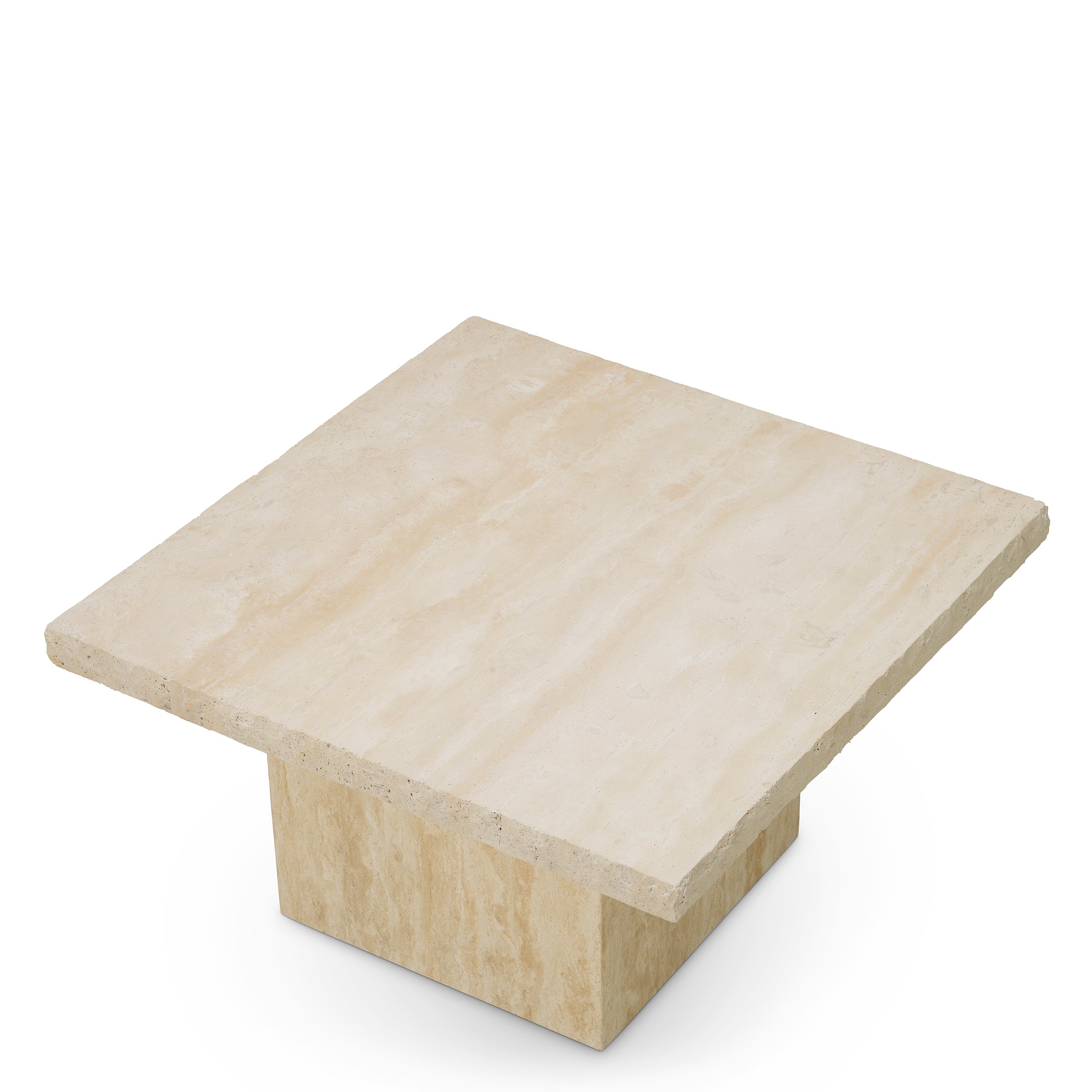 Table basse design en travertine | Eichholtz Villeroy travertine