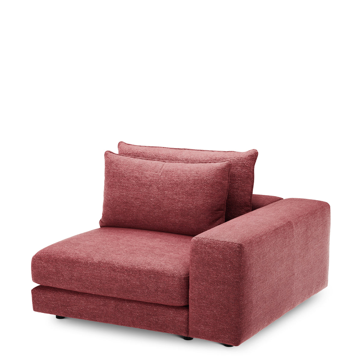 Canapé design haut de gamme en lurano burgundy | Eichholtz Club