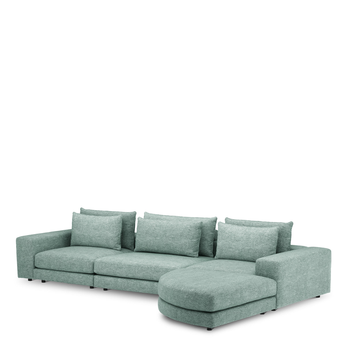Canapé design haut de gamme en lurano turquoise | Eichholtz Club
