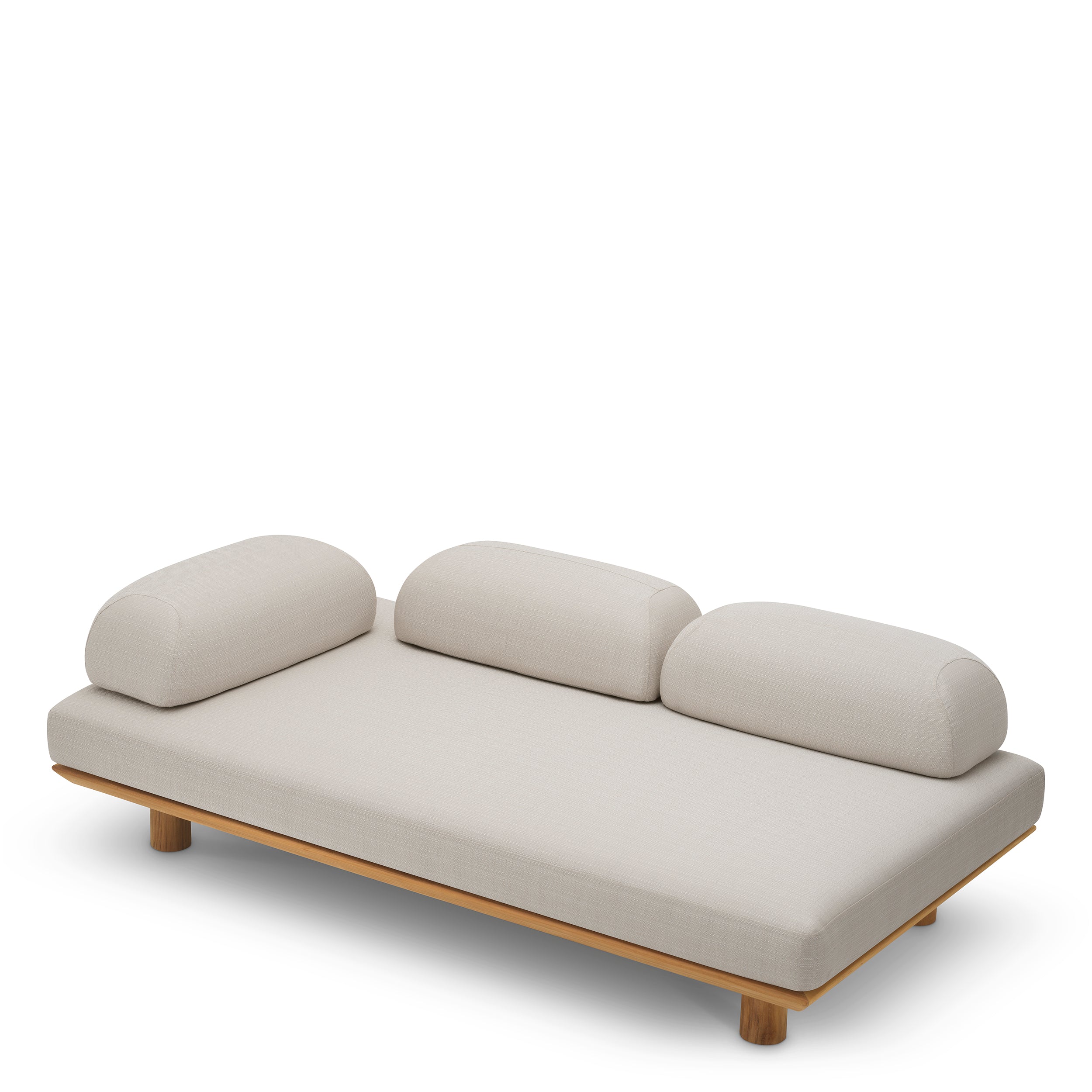 Canape exterieur design en naturel teak | Eichholtz Nomade