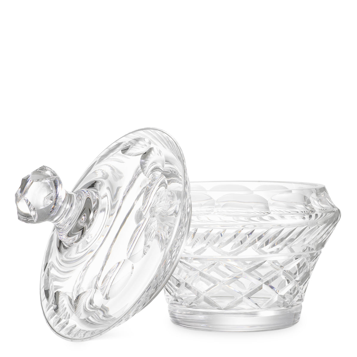 Accessoire décoratif luxe en clear glass | Eichholtz Jar Cortham
