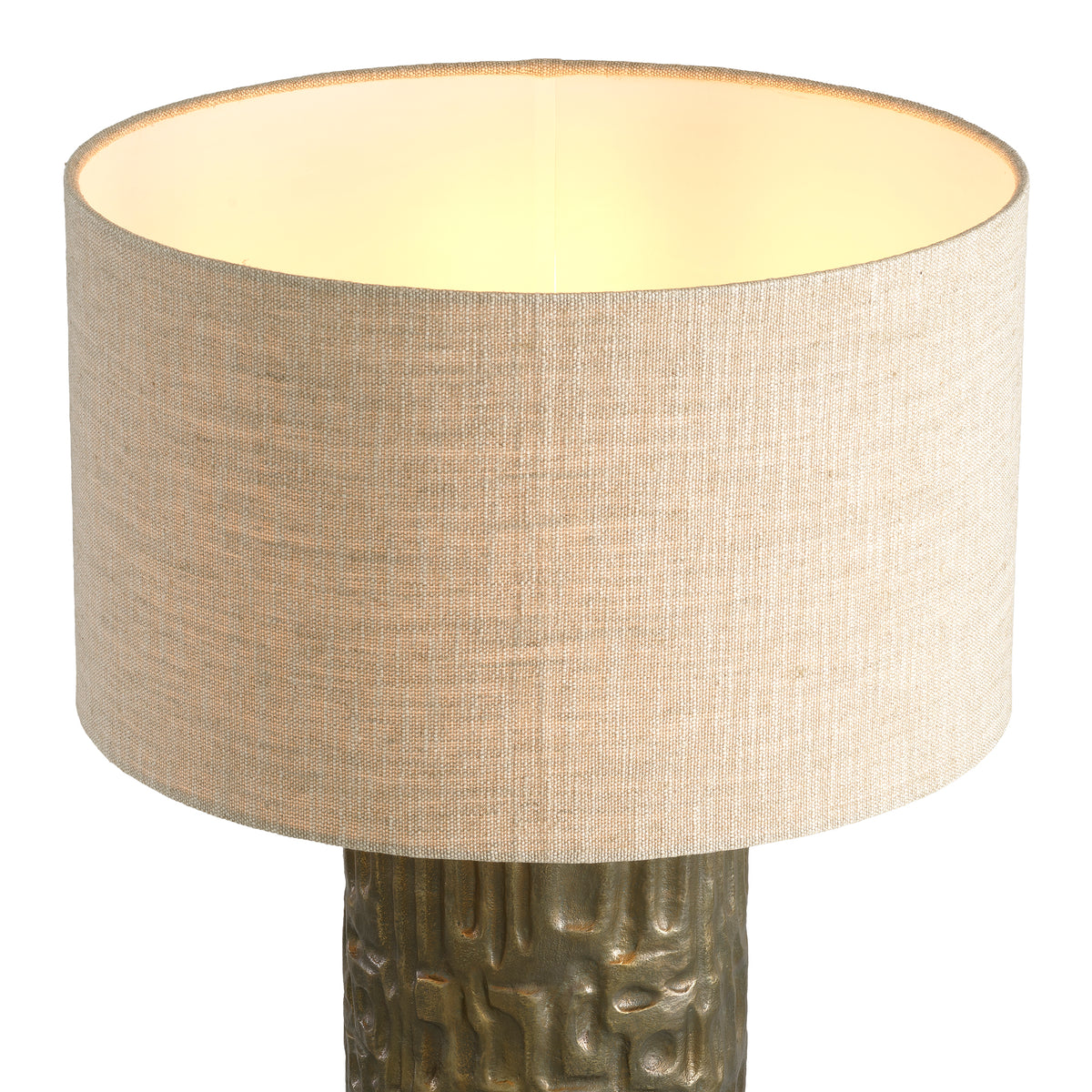 Lampe de table design en finition laiton vintage | Eichholtz Sedona
