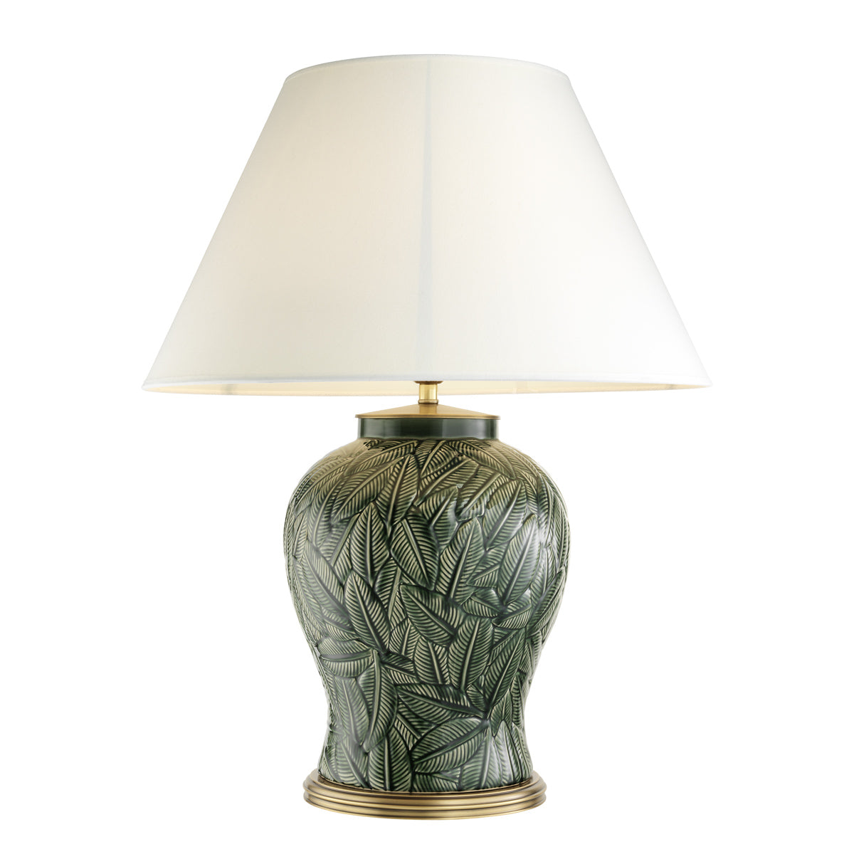 Lampe de table design en vert ceramic | Eichholtz Cyprus