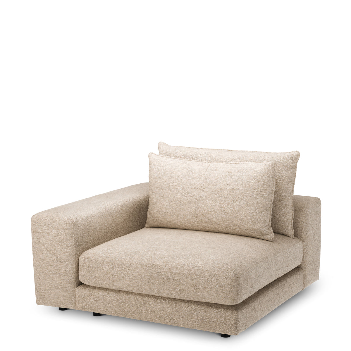 Canapé design haut de gamme en lurano greige | Eichholtz Club