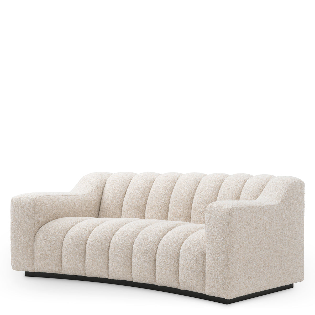 Canape design haut de gamme en kempton beige | Eichholtz Kelly kempton