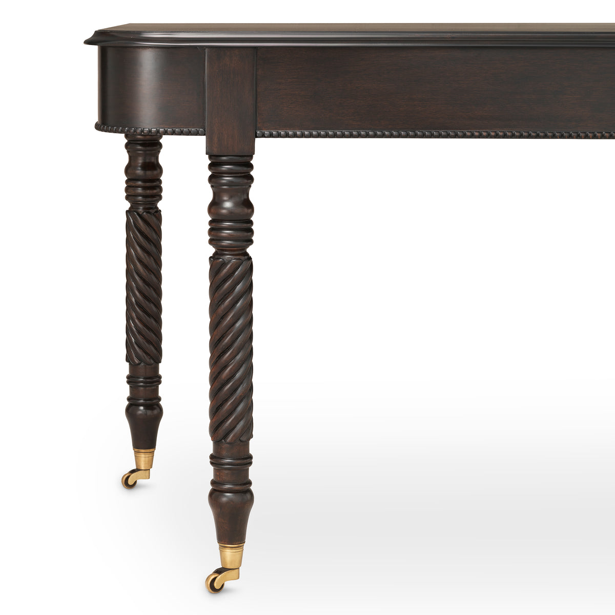 Console design en satin eucalyptus veneer | Eichholtz Waverly