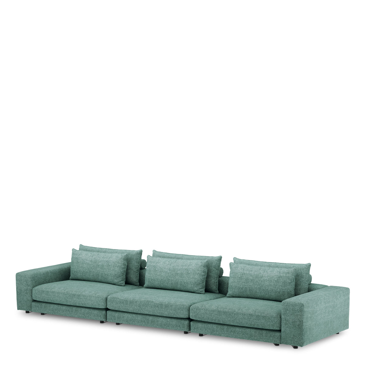 Canapé design haut de gamme en velora sea vert | Eichholtz Club velora