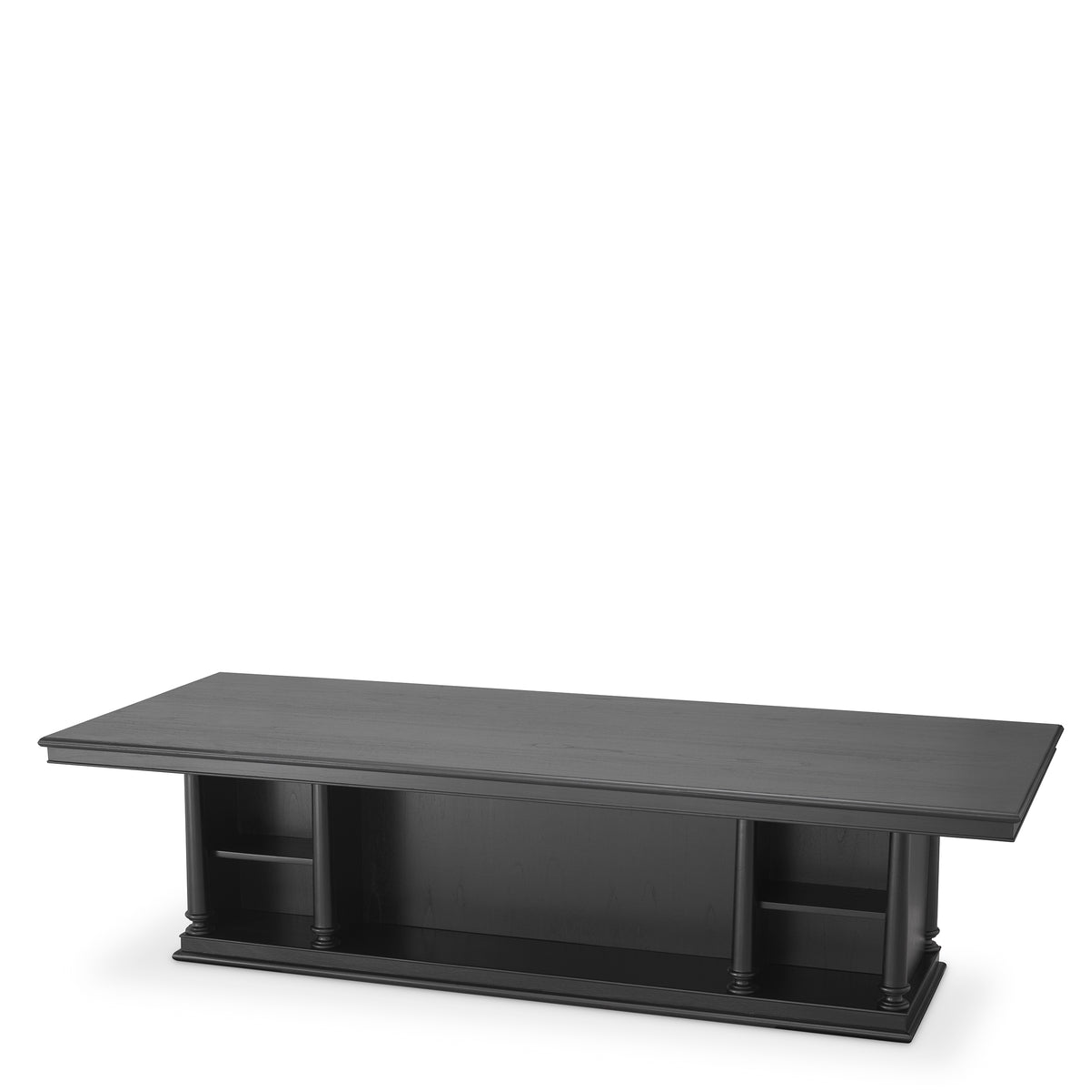 Table salle à manger design en noir veneer | Eichholtz Center Library