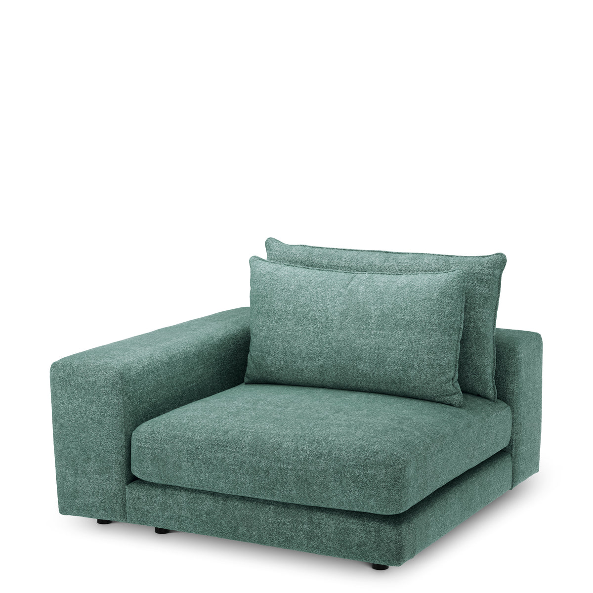 Canapé design haut de gamme en velora sea vert | Eichholtz Club velora