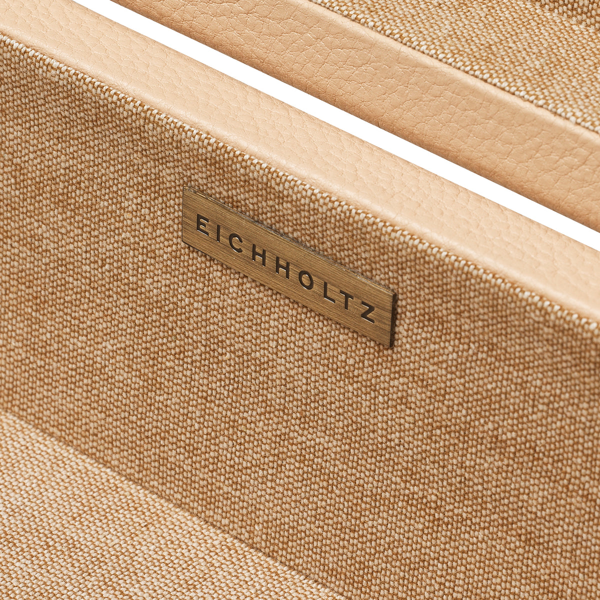 Boite décorative luxe en tan leather | Eichholtz Box Elvane
