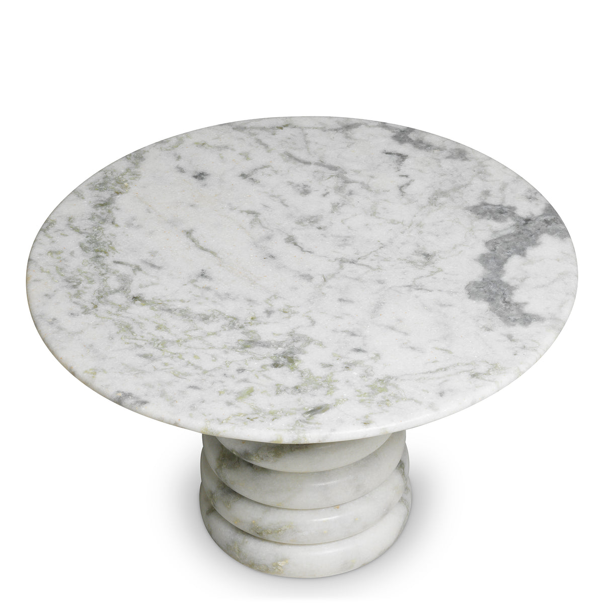 Table basse design en blanc marble | Eichholtz Lerici