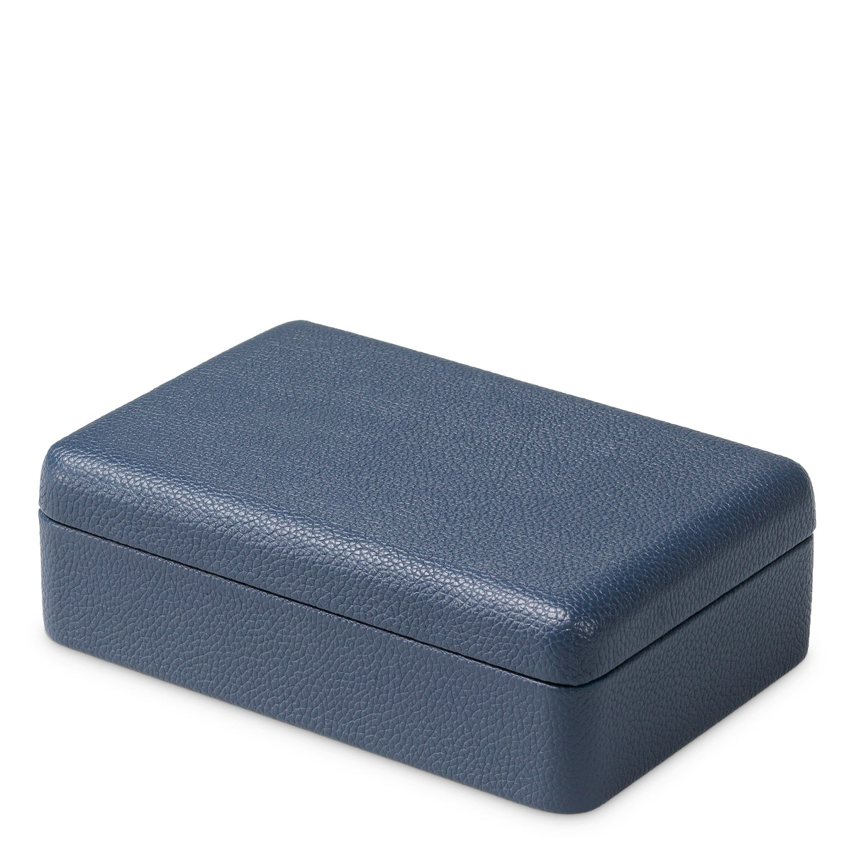 Accessoire décoratif luxe en bleu leather | Eichholtz Deck Box