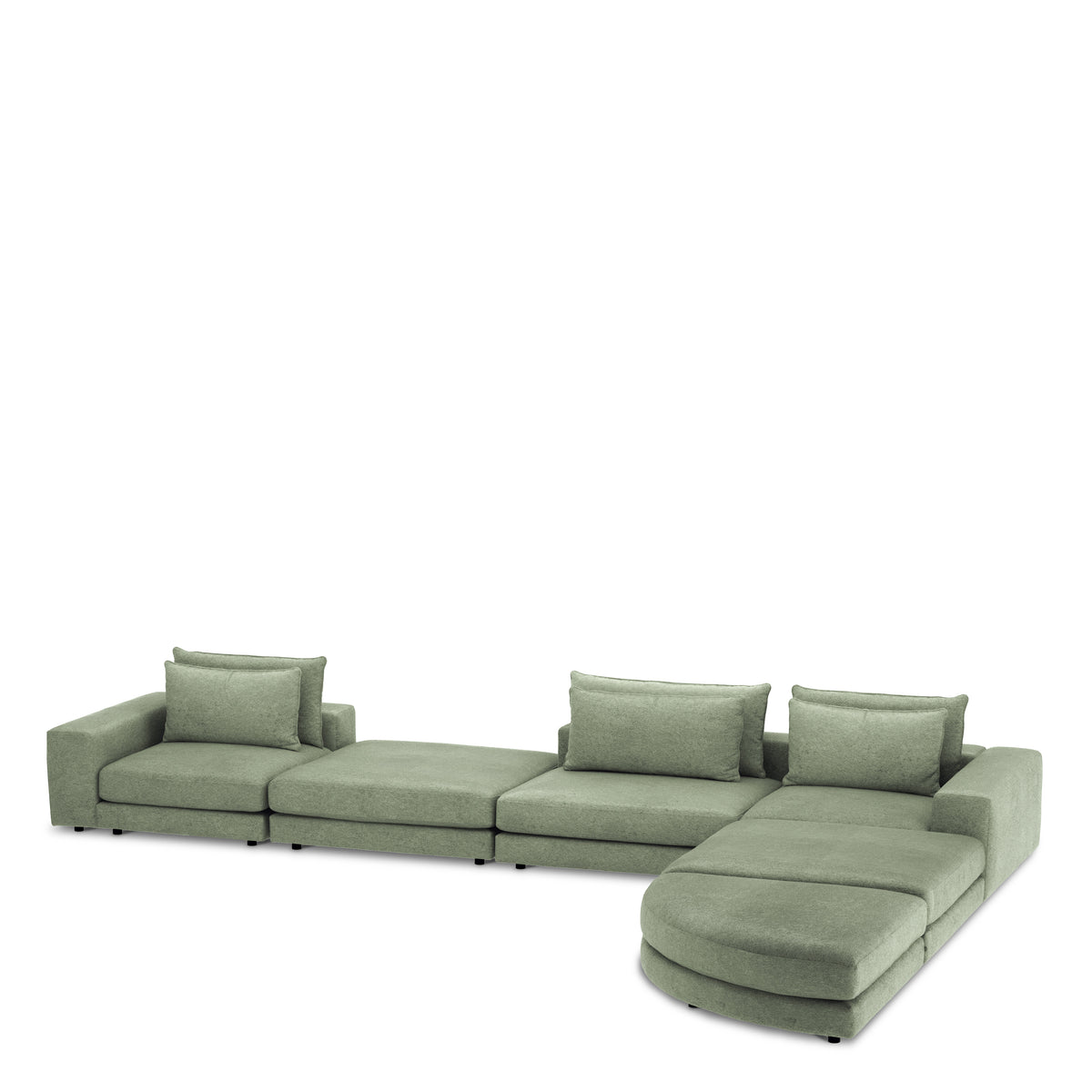 Canapé design haut de gamme en montier turquoise | Eichholtz Club