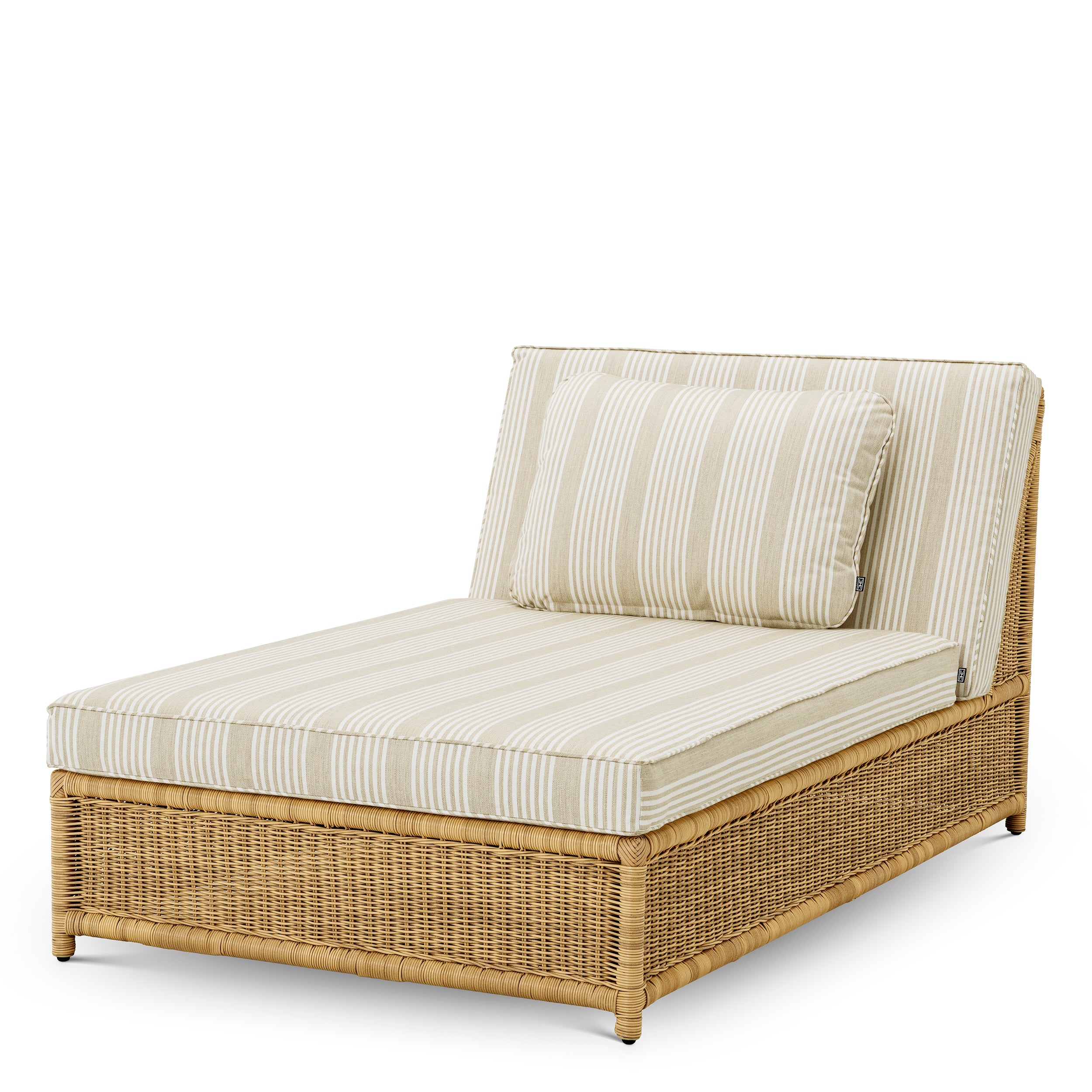 Lits exterieur design en faux rattan | Eichholtz Modular Daybed