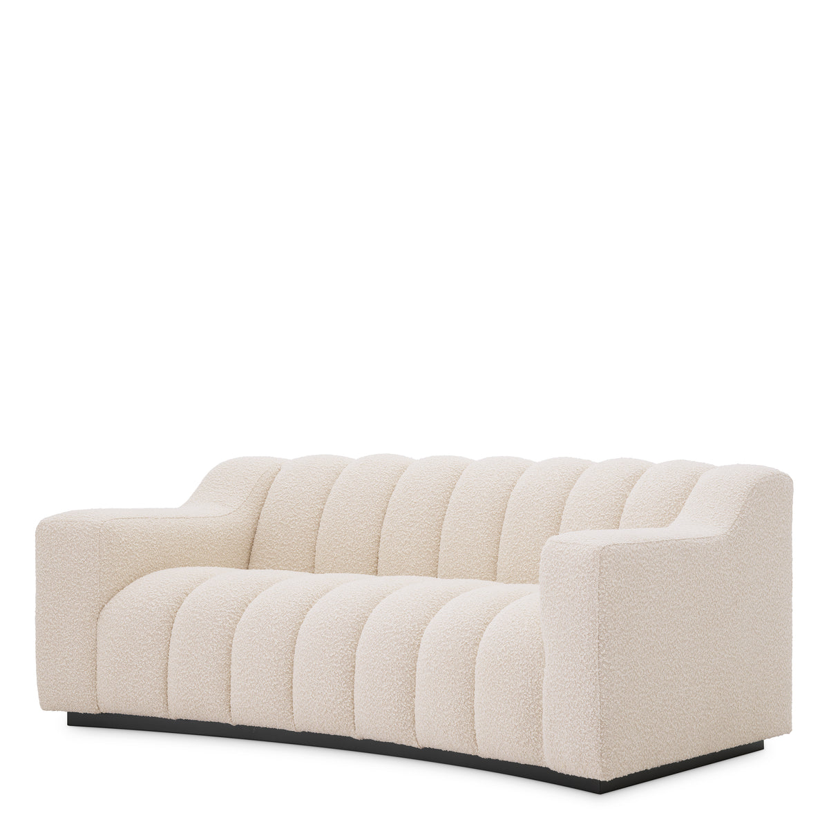 Canape design haut de gamme en bouclé creme | Eichholtz Kelly bouclé
