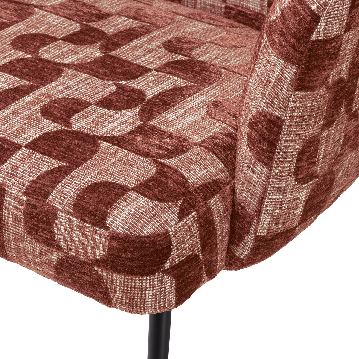 Chaise salle à manger design | Eichholtz Aiden carmin