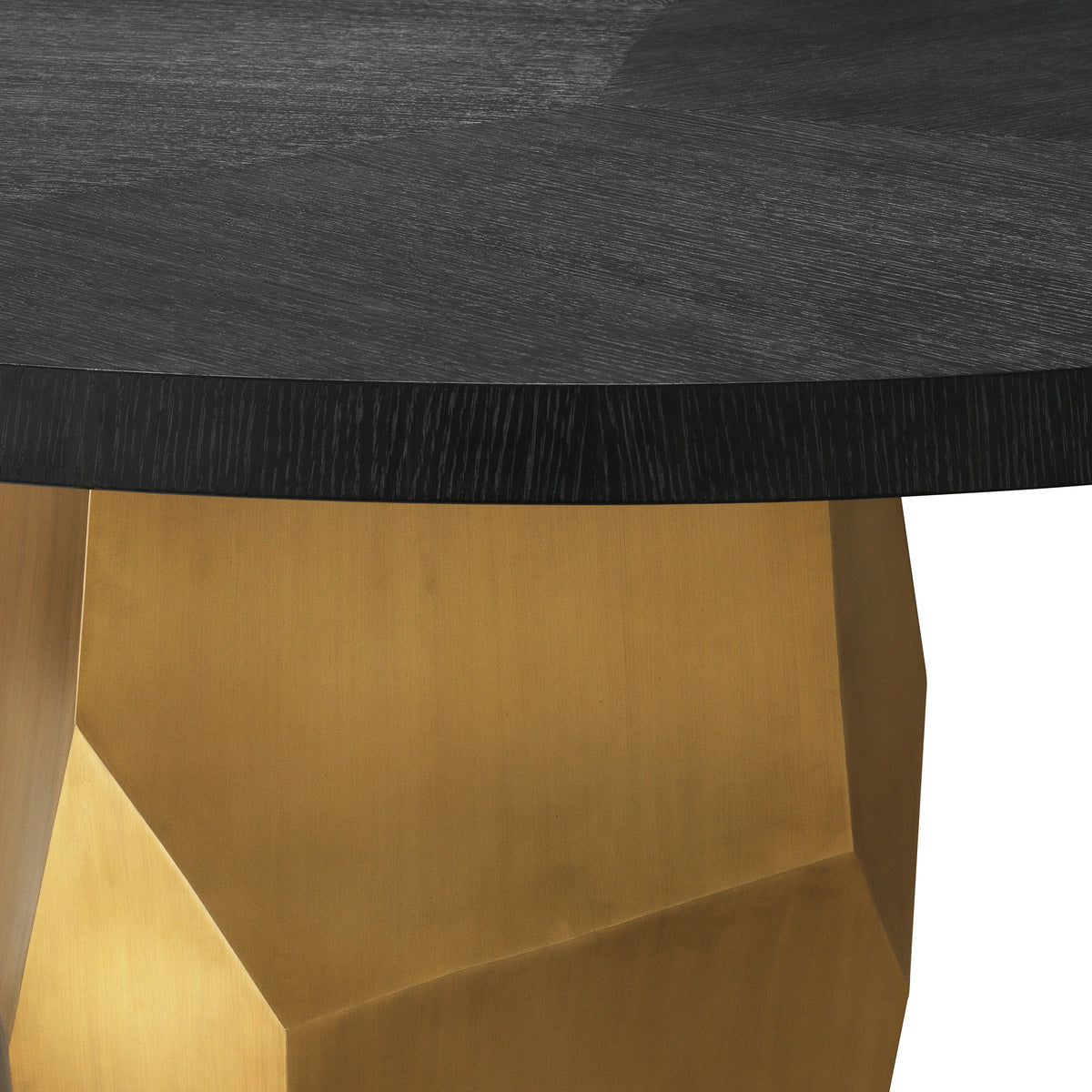 Table salle à manger design en laiton brossé finish | Eichholtz Caldor