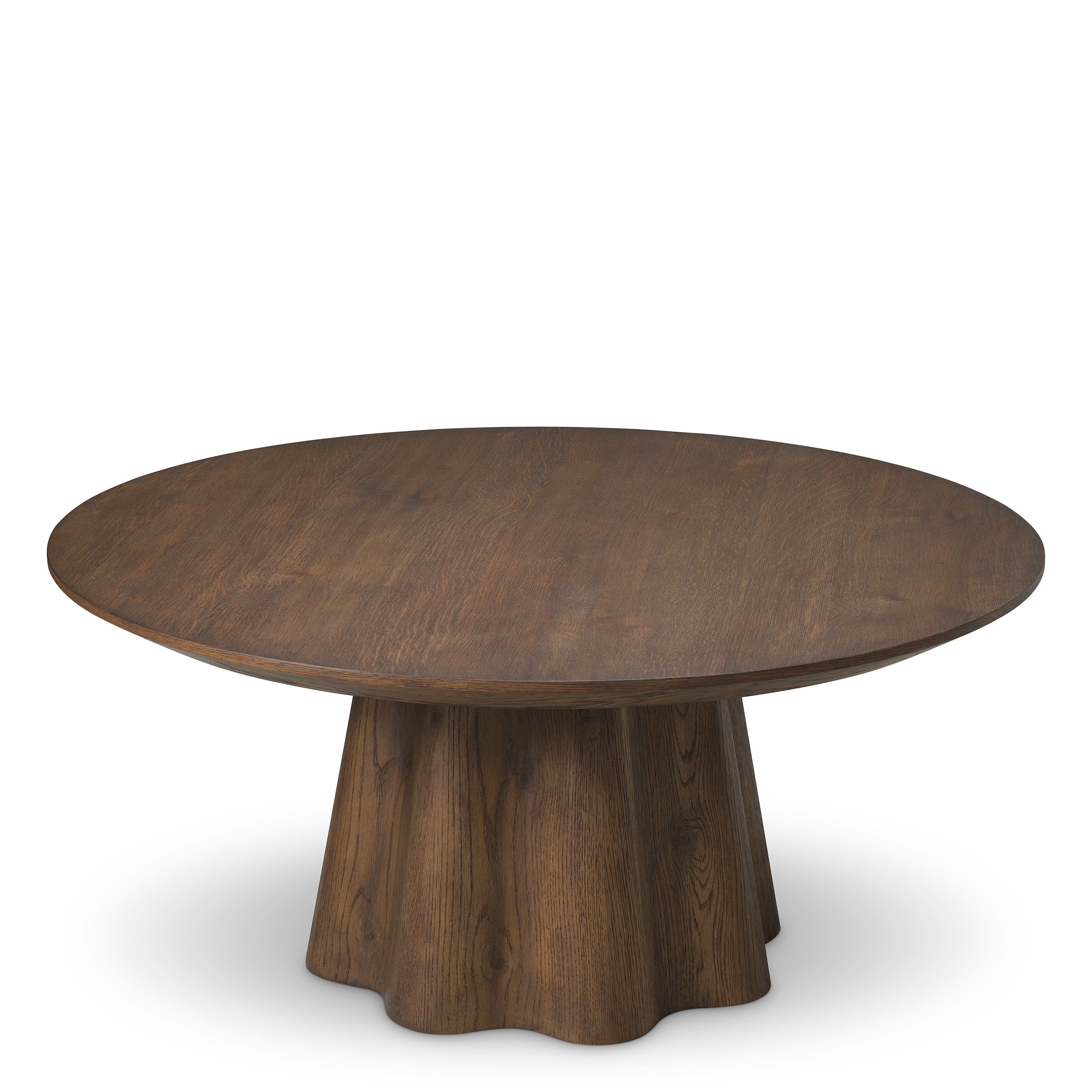 Table basse design en dark marron oak veneer | Eichholtz Papyrus