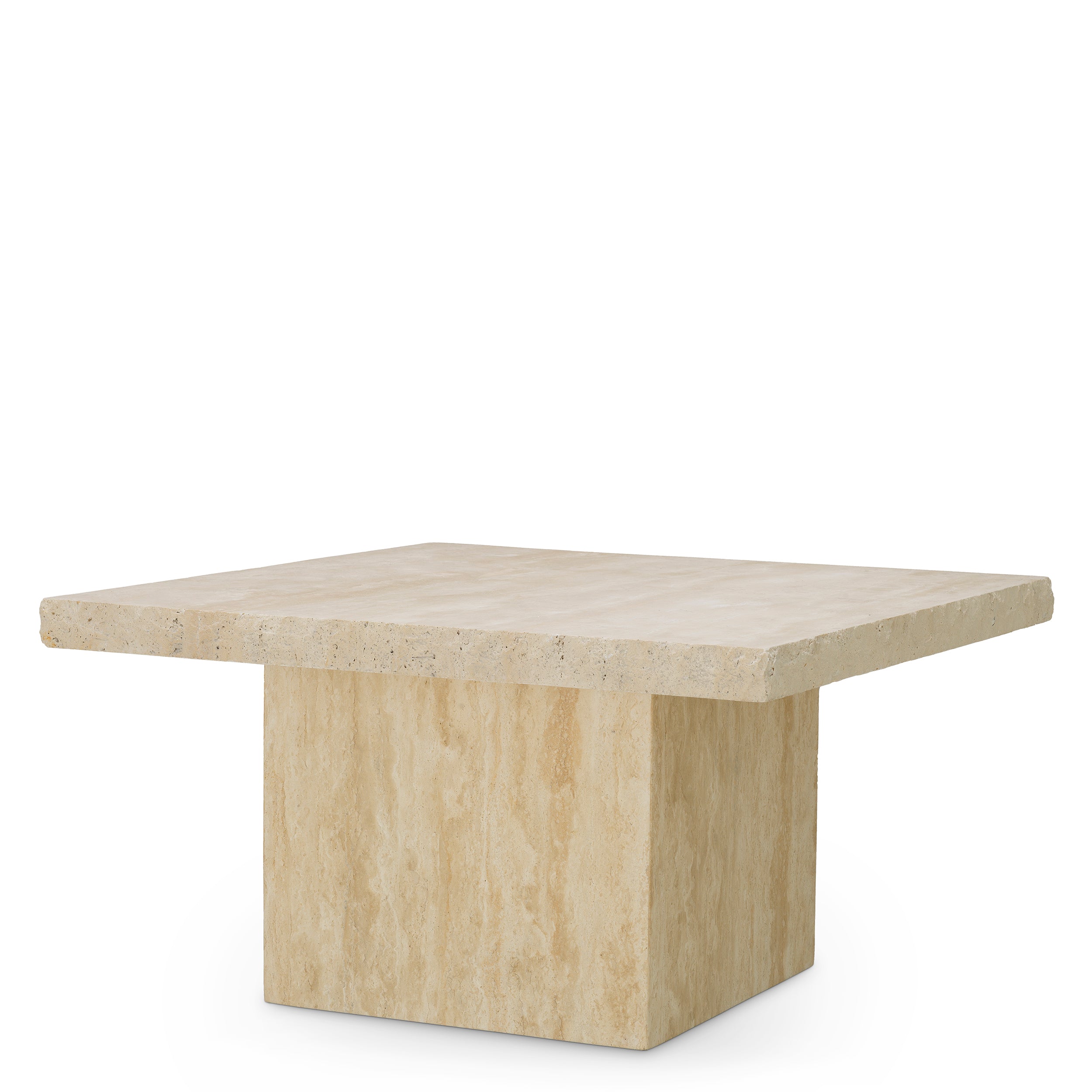 Table basse design en travertine | Eichholtz Villeroy travertine