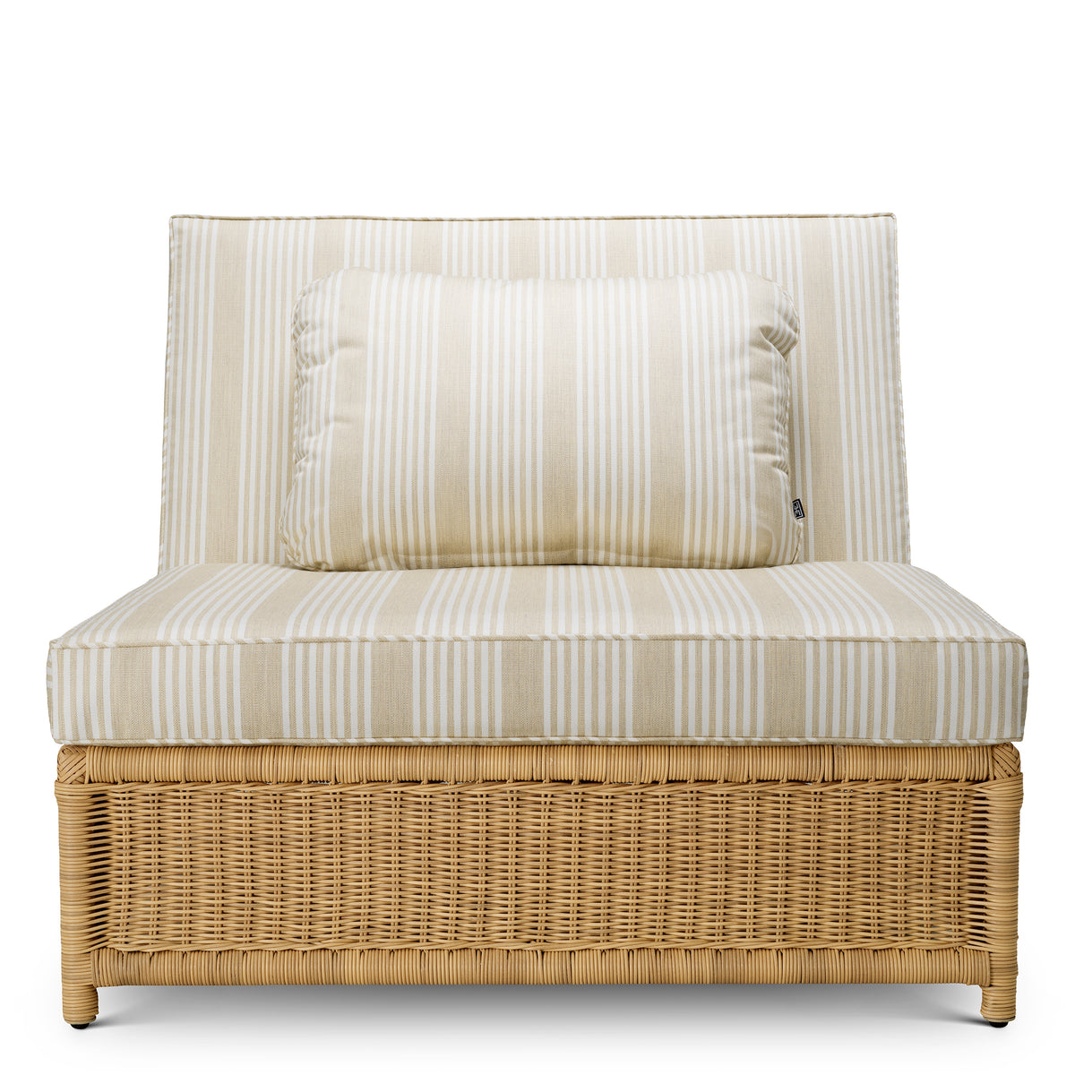 Chaise exterieur design en saville beige | Eichholtz Modular Hampton
