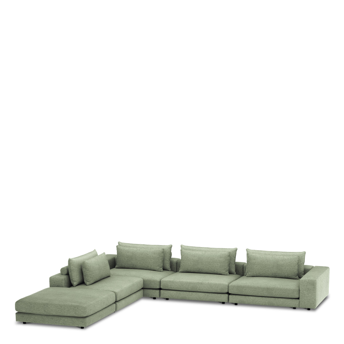 Canapé design haut de gamme en montier turquoise | Eichholtz Club