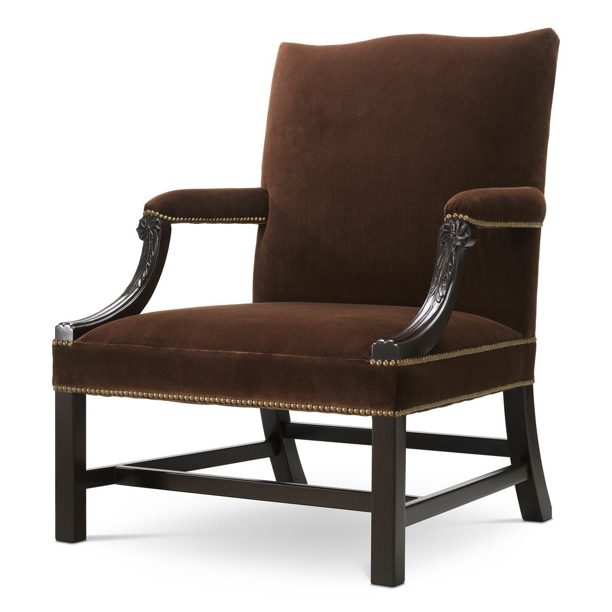 Fauteuil design haut de gamme en eucalyptus finish | Eichholtz Elisha