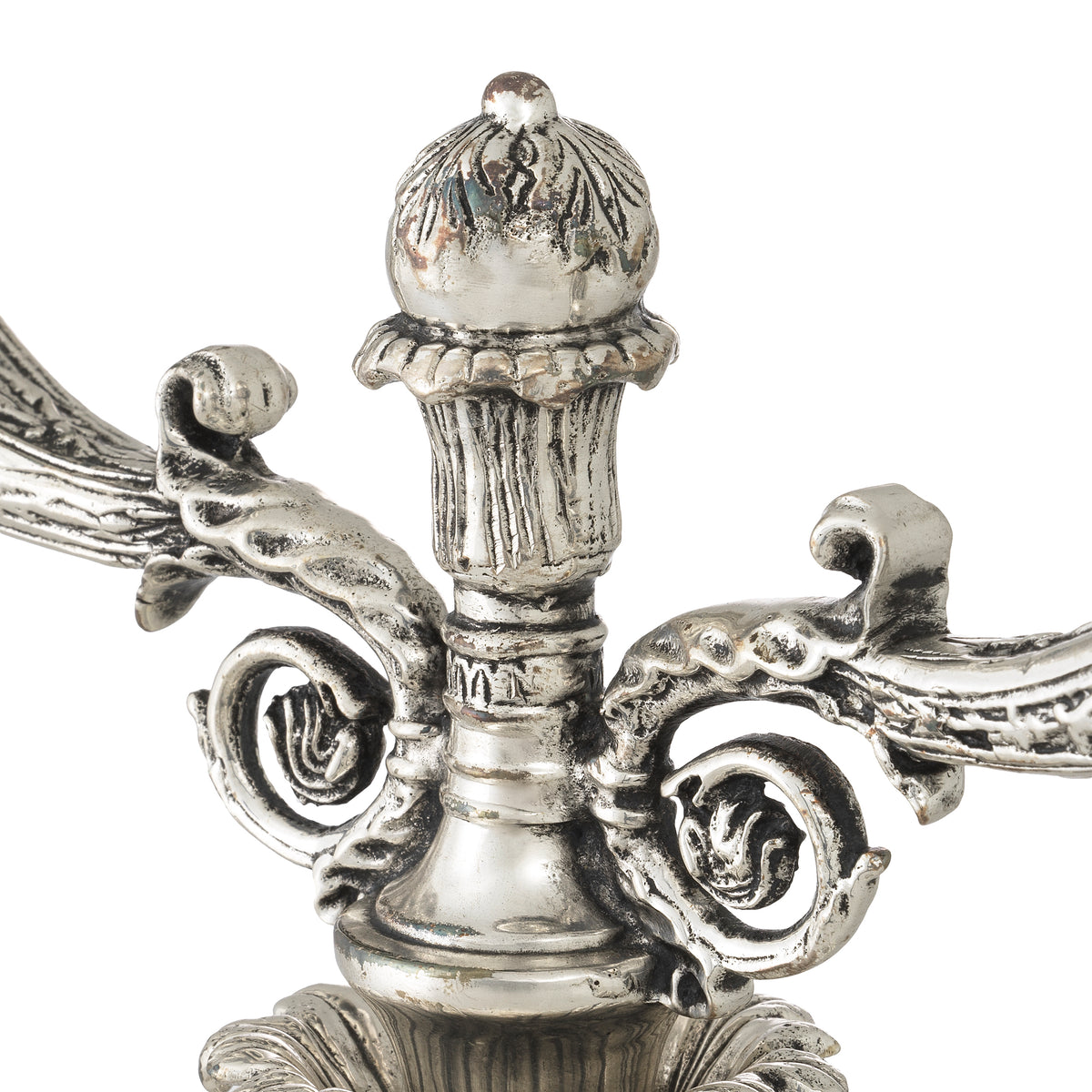 Porte-bougies design en antique finition argentée | Eichholtz Whitney