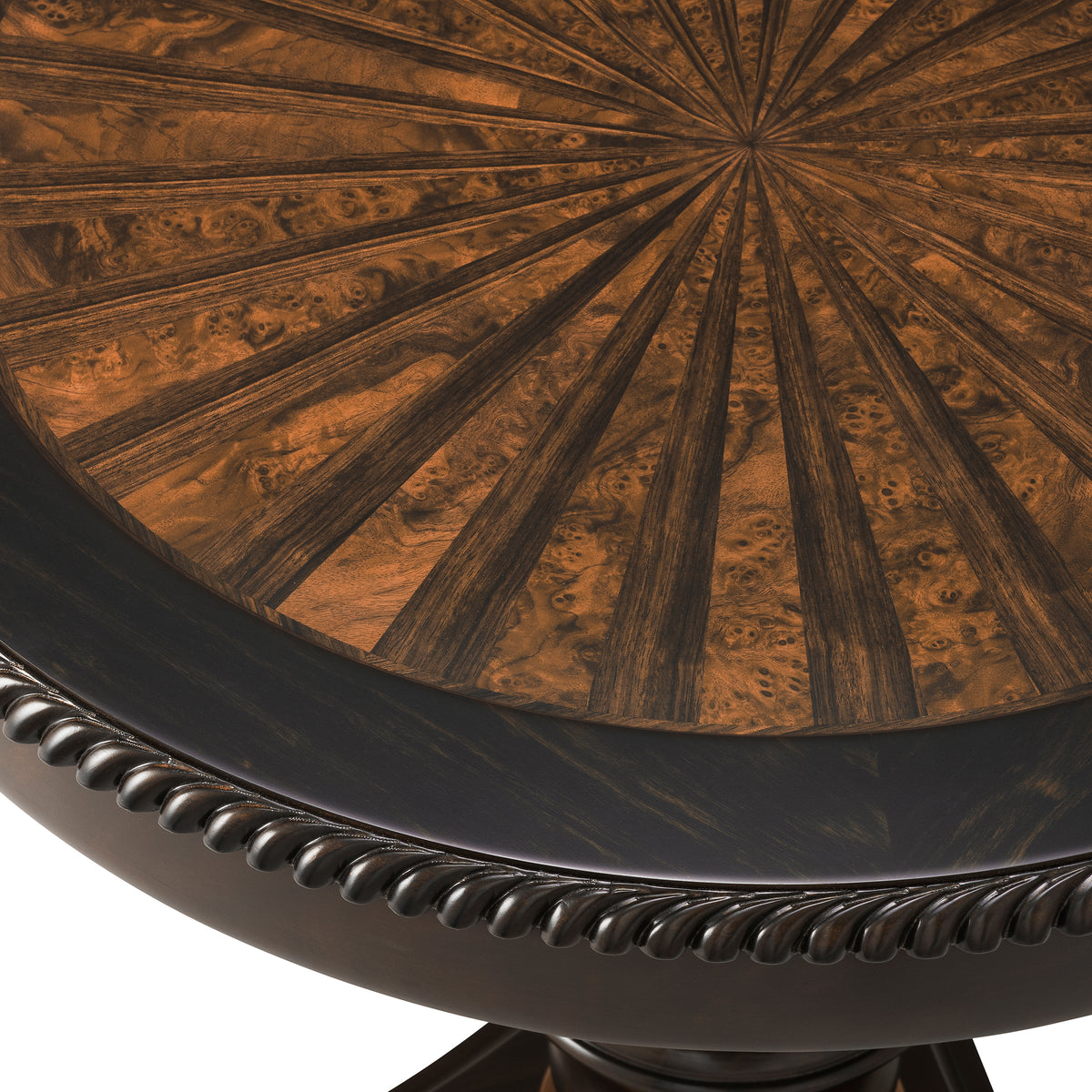 Table d'appoint design en satin eucalyptus veneer | Eichholtz Edgar