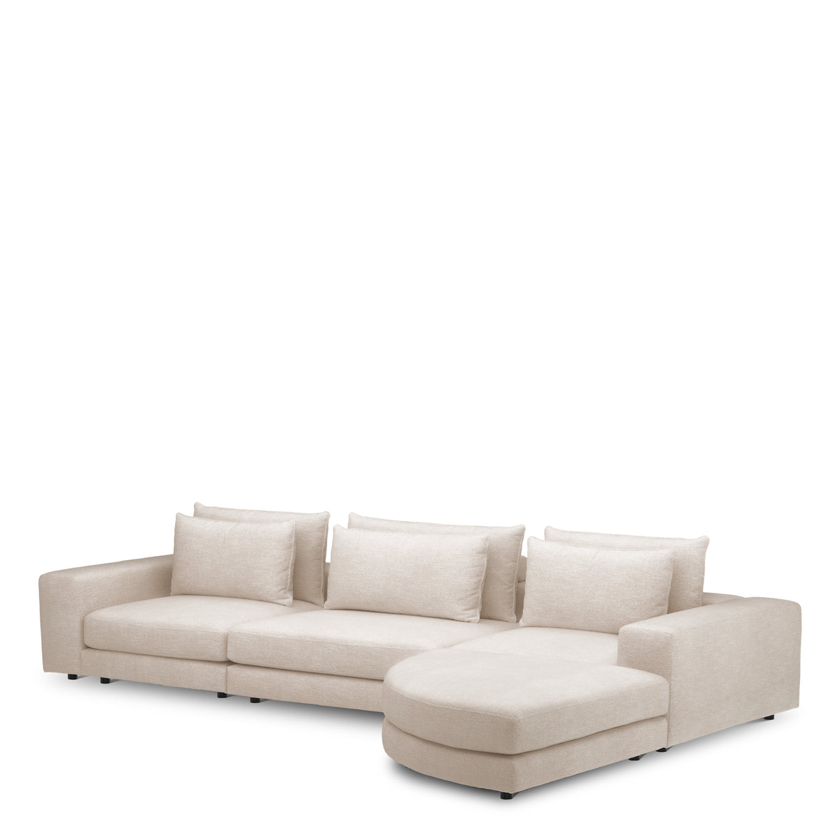 Canapé design haut de gamme en lurano ivoire | Eichholtz Club