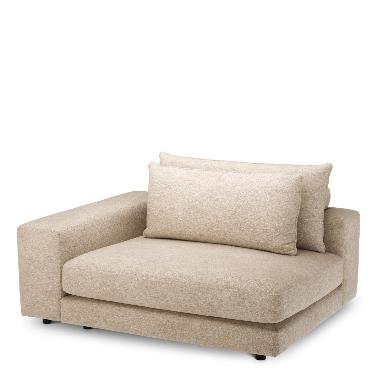 Canapé design haut de gamme en lurano greige | Eichholtz Club